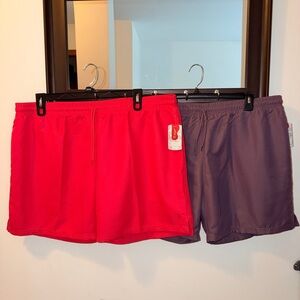 NWT BCG MENS TRAINING CAMPUS SHORT RASPBERRY & PURPLE Size 2XL